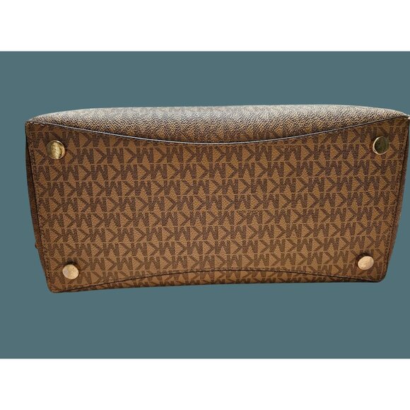 Michael Kors Voyager Color Block Signature Logo Tote Shoulder Bag - Picture 5 of 16